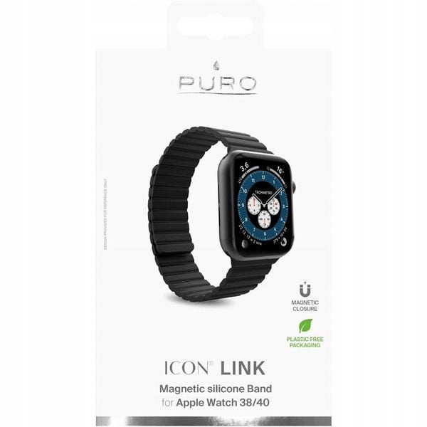 Pasek Magnetyczny PURO do Smartwatch, Apple Watch 38/40 mm na Arena.pl