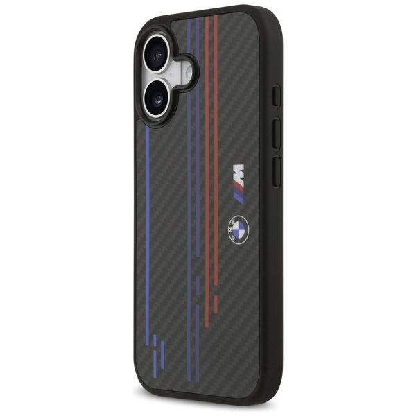 Etui BMW M Kevlar Lines & Logo MagSafe do iPhone 17 czarny zdjęcie 2