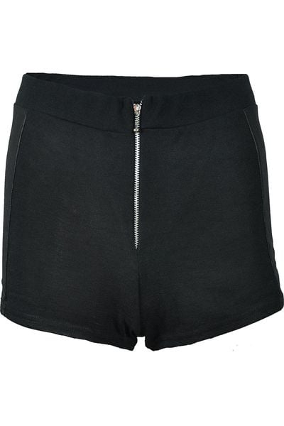 Czarne Spodenki, Zamek - 34 / XS zdjęcie 2