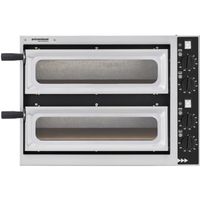 Piec do pizzy podwójny Basic Vetro 2/40 2 pizze 2400W - Hendi 226674