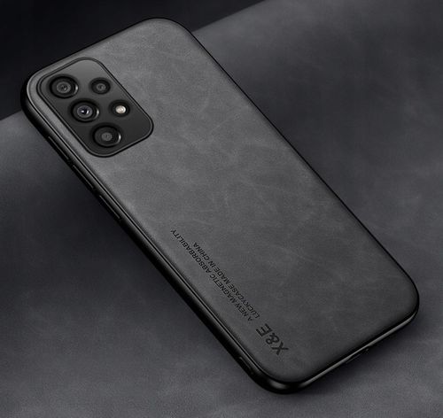 Etui Skórzane DO SAMSUNG GALAXY A52s A52 5G A52s 5G Case + Szkło Czarne na Arena.pl