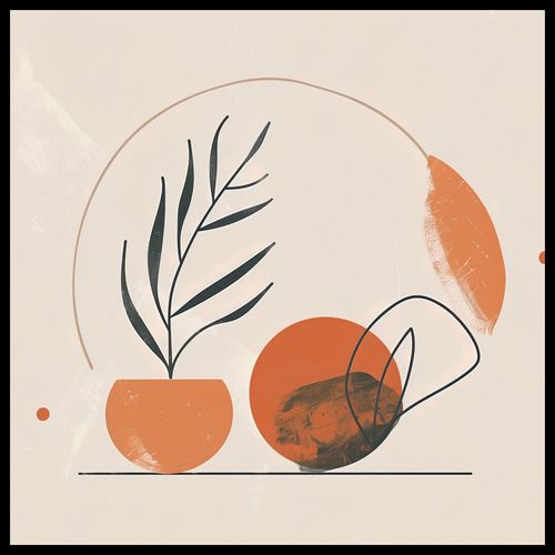 Plakat 80x80cm Tonacja Pasteli na Arena.pl