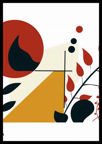 Plakat 70x100cm Ogień i Flora na Arena.pl