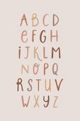 Plakat 20x30cm Wzory dla Dzieci, Dziewczynki i Chłopca - Alfabet 2