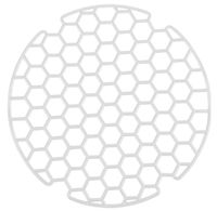 Mata kratka do zlewu miękka okrągła kremowa