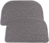 wycieraczka do butów półokrągła 2szt 71x43cm szary