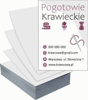 Ulotki A6 reklamowe firmowe 5000szt projekt w cenie POGOTOWIE KRAWIECKIE