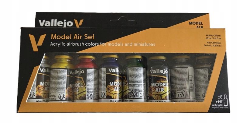 Vallejo: 71.174 - Model Air - Basic Colors (8x17 ml) zdjęcie 3