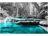 100 70CM OBRAZ PŁÓTNO WODOSPAD PŁÓTNO RAMA