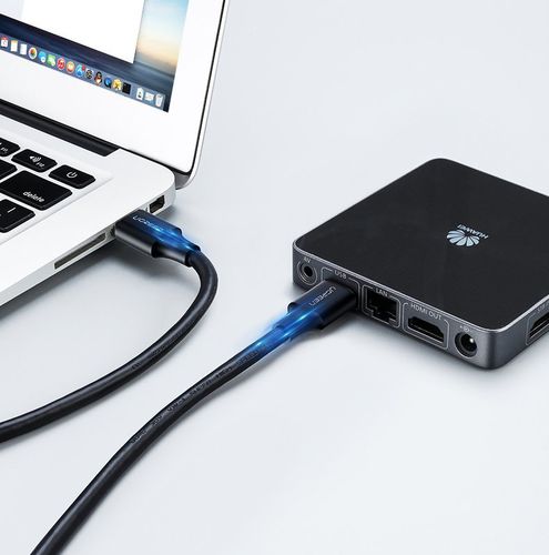 kabel przewód usb - usb 2.0 1m czarny na Arena.pl