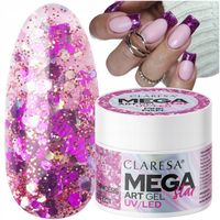 Claresa Mega Star Art Gel Pink Pixel żel do zdobienia paznokci