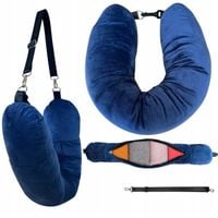 PODUSZKA PODRÓŻNA DO WYPCHANIA Z MIEJSCEM NA UBRANIA 2W1 DARMOWY BAGAŻ