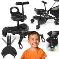 Dostawka do wózka Moby-System Mr Buggy z siedziskiem oraz kołami LED