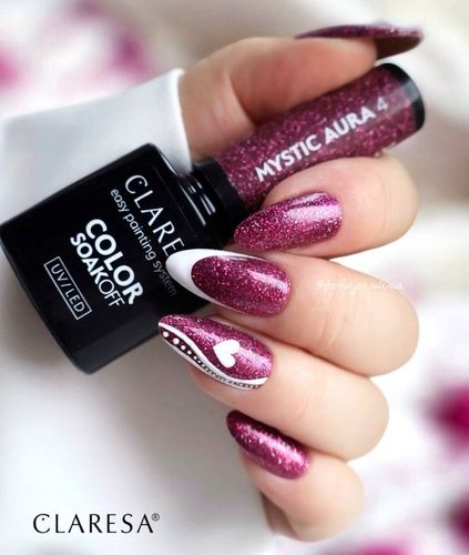 CLARESA MYSTIC AURA 1-8 LAKIER HYBRYDOWY ZESTAW KOLEKCJA 8 szt. TPO FREE na Arena.pl