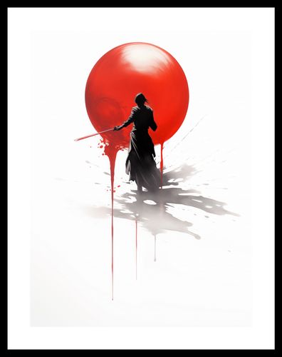 Plakat 30x40cm Samotny Samuraj na Arena.pl