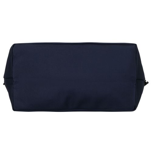 granatowa shopperka damska z poliestru z kieszenią zewnętrzną - peterson na Arena.pl