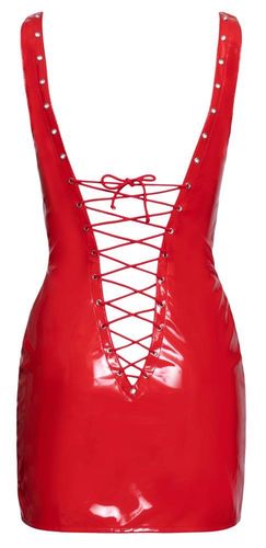vinyl dress red m na Arena.pl