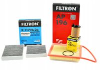 FILTRON KOMPLET ZESTAW FILTRÓW PEUGEOT 208 1.4 1.6 HDI PEUGEOT 2008