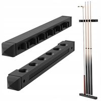 WIESZAK BILARDOWY DREWNIANY UCHWYT NA KIJE BILARDOWE UCHWYT NA 6 KIJÓW