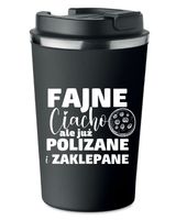 KUBEK TERMICZNY Premium czarny WALENTYNKI CIACHO dzień chłopaka KT_328