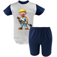 Krótka Piżama dziecięca Bob Budowniczy