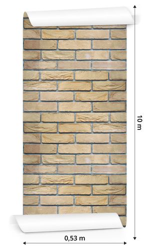 Tapeta Jasna Modna Cegła na Arena.pl