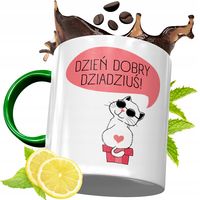 Kubek Zielony Dla Dziadka Na Prezent Urodziny Z Nadrukiem Ze Zdjęciem