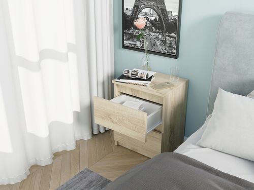 Szafka nocna komoda stolik 40cm R-2 SONOMA na Arena.pl