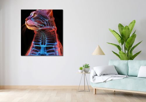 Obraz 90x100cm Anatomia Kota na Arena.pl