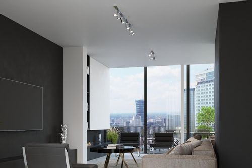 LAMPA sufitowa SL.0732 regulowana OPRAWA listwa SPOT metalowe tuby chrom na Arena.pl