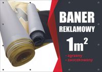 Baner reklamowy reklama banery reklamowe druk reklama plandeka 510g 1m2