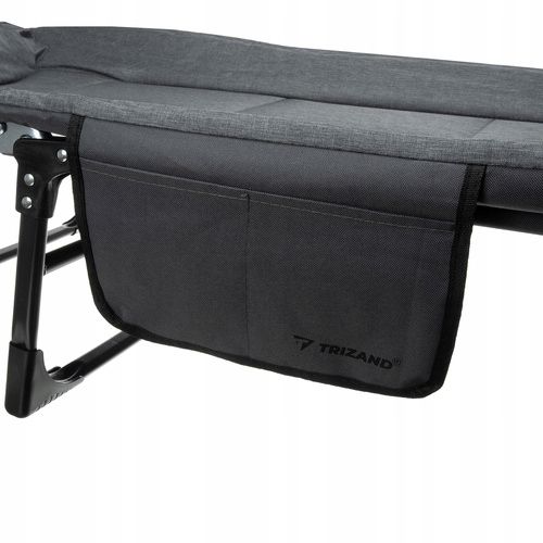 Łóżko polowe turystyczne Trizand 25380 200 cm x 65 cm szare na Arena.pl