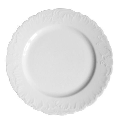 TALERZ DESEROWY ROCOCO 17 cm 0001 ĆMIELÓW BIAŁY na Arena.pl