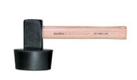 MŁOTEK BRUKARSKI Z GUMĄ 1.5KG L-400MM KUŹNIA