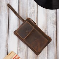 saszetka męska skórzana do ręki vintage paolo peruzzi t-90-hbr