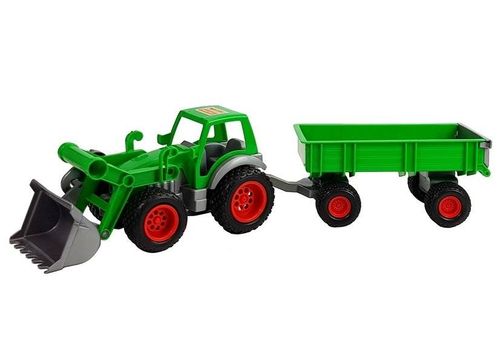 Traktor - ładowarka z przyczepą Farmer 8817 na Arena.pl