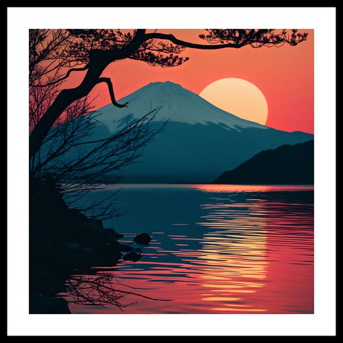 Plakat 40x40cm Góra Wieczorem na Arena.pl