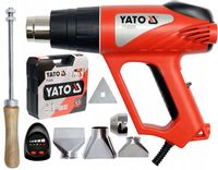 YATO OPALARKA ELEKTRYCZNA 2000W 50~550°c AKCESORIA WALIZKA LED + DYSZE