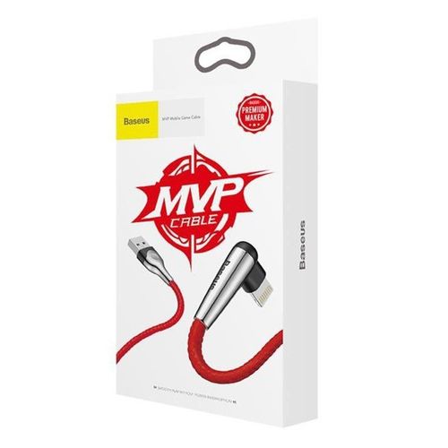 Kabel Baseus USB Type-A do Lightning MPV 2.4A 1M - czerwony na Arena.pl