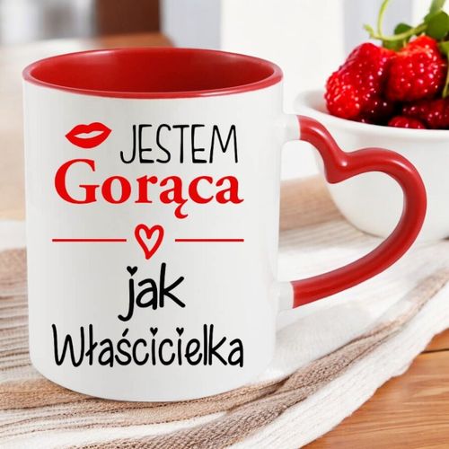 KUBEK Z NADRUKIEM PREZENT DLA KOLEŻANKI DZIEWCZYNY ŻONY DZIEŃ KOBIET na Arena.pl