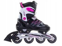 Rolki damskie Rekreacyjne Szybkie Wytrzymałe Czarne Róż Vivo Viki M 37-40