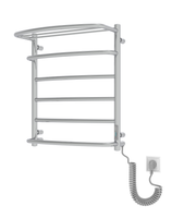 ELNA Grzejnik łazienkowy elektryczny z półką Kaskada 6 Chrome