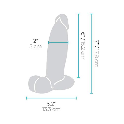 dildo 17,8 cm slipskin 7 inch girthy b-vibe na Arena.pl