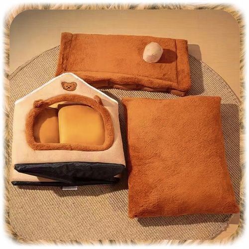 LEGOWISKO DLA KOTA PSA DOMEK BUDKA KOJEC PLUSZOWY PODUSZKA POSŁANIE BUDA na Arena.pl