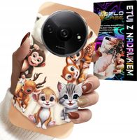 ETUI DO XIAOMI REDMI A3 - PLECKI DLA DZIECI W ZWIERZĘTA LEŚNE CASE