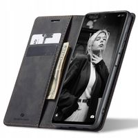 ETUI Z KLAPKĄ DO REDMI NOTE 11/11S SKÓRZANE PORTFEL CASE ZAMYKANE + SZKŁO