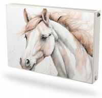 Mata magnetyczna magnes ozdobny na grzejnik na wymiar PORTRET KONIA 60x100