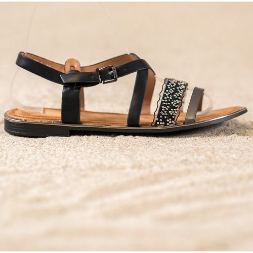 Stylowe Czarne Sandałki r.41 na Arena.pl