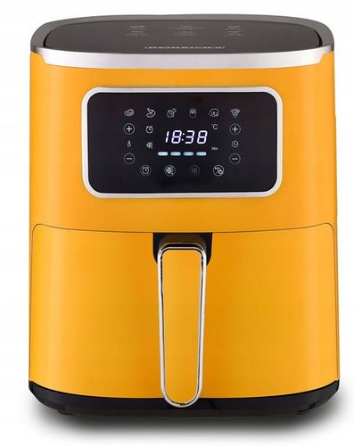 Duża BEZTŁUSZCZOWA FRYTKOWNICA Air Fryer 5L AIRFRYER 1450W 6 Programów na Arena.pl