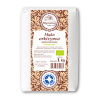 Mąka Orkiszowa Pełnoziarnista Ekologiczna 1000g / Młynomag